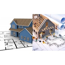 Xây nhà ở phần đất nằm trên 2 sổ đỏ khác nhau có được không?