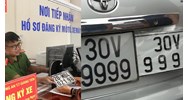 Xe biển 3 số, 4 số chưa định danh có bị thu hồi biển số xe?