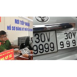 Xe biển 3 số, 4 số chưa định danh có bị thu hồi biển số xe?
