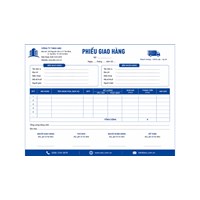 Mẫu phiếu giao hàng chuyên nghiệp, phổ biến mới nhất