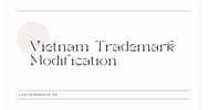 Vietnam Trademark Changes: How to Modify Your Registration