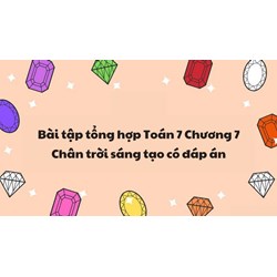 Bài tập tổng hợp Toán 7 Chương 7 Chân trời sáng tạo có đáp án