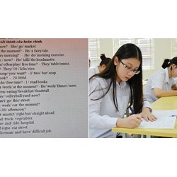 Dùng từ gợi ý viết thành câu hoàn chỉnh - Ôn thi Tiếng Anh vào 10