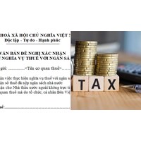 Mẫu đề nghị xác nhận việc thực hiện nghĩa vụ thuế với NSNN (Mẫu 01/ĐNXN)