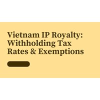 Vietnam IP Royalties: Withholding Tax Rates & Exemptions Explain
