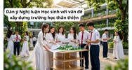Dàn ý Nghị luận Học sinh với vấn đề xây dựng trường học thân thiện