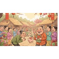 Phân tích một tác phẩm văn học thơ trào phúng Năm mới chúc nhau