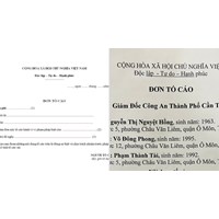 Những đơn tố cáo nào sẽ không xem xét, giải quyết?