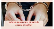 Thiếu niên 15 tuổi giết người có bị truy cứu trách nhiệm hình sự?