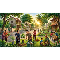 Dàn ý Nghị luận về trách nhiệm của con người với nơi mình sinh sống