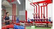 Khi đặt bơm nước chữa cháy phải tuân thủ các nguyên tắc gì?