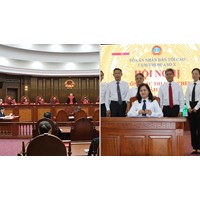 Có những hình thức tổ chức thi đua nào trong Tòa án nhân dân?