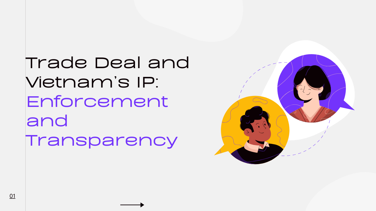 Transparent Ip Trade Deals & Vietnam's IP Enforcement & Transparency