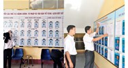 Văn bản tố tụng được niêm yết công khai tại địa điểm nào?