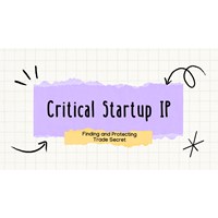 Critical Startup IP: Finding & Protecting Trade Secrets