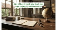Dàn ý Thuyết minh giải thích một hiện tượng tự nhiên siêu hay