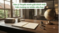 Dàn ý Thuyết minh giải thích một hiện tượng tự nhiên siêu hay