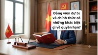 Đảng viên dự bị và chính thức có những khác biệt gì về quyền hạn?