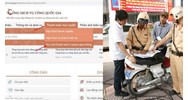 Các bước nộp phạt vi phạm giao thông online tại Cổng Dịch vụ công Quốc gia