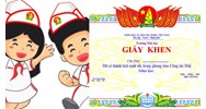 Mẫu giấy khen của Đội thiếu niên tiền phong Hồ Chí Minh mới nhất