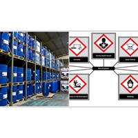 Nhà xưởng chứa hóa chất nguy hiểm lắp đặt hình đồ ở khoảng cách bao nhiêu mét?