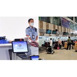 Bố cục của tờ khai hải quan dùng cho người xuất cảnh, nhập cảnh