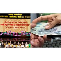 Tiền thưởng danh hiệu Chiến sĩ thi đua toàn quốc có phải đóng thuế không?