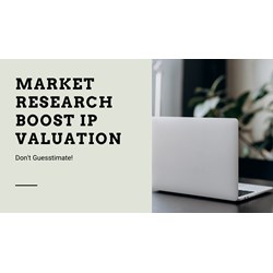 Don't Guesstimate! Market Research Boosts IP Valuation