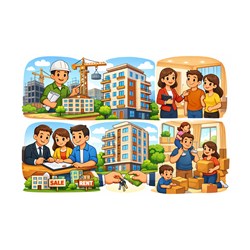Quy định về việc phát triển nhà ở nhiều tầng nhiều căn hộ của cá nhân để bán, cho thuê mua, cho thuê theo Luật nhà ở 2023