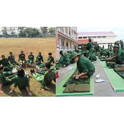 Học quân sự sẽ giúp học sinh, sinh viên trang bị kiến thức gì?