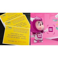 Được sử dụng bảo hiểm xe máy bắt buộc bằng bản điện tử trên momo không?