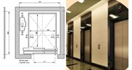 Quy định về kích thước bên trong cabin của thang máy loại I, II, III