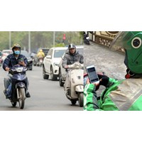 Tài xế xe ôm công nghệ được dùng điện thoại trong khi lái xe không?