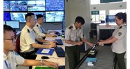 An ninh hàng không hiệu của lực lượng kiểm soát an ninh hàng không gắn ở đâu?