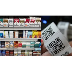 Tem điện tử phải được dán ở vị trí nào trên bao thuốc lá?