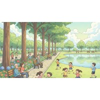 Dàn ý Tả cảnh công viên siêu hay - Tập làm văn lớp 5