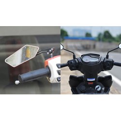 Yêu cầu về gương chiếu hậu đối với xe gắn máy hiện nay bao gồm?