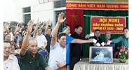 Mẫu biên bản kiểm phiếu lấy ý kiến hộ gia đình bầu tổ trưởng tổ dân phố