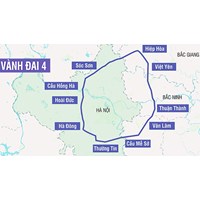 Đường Vành đai 4 qua địa bàn mấy quận, huyện thuộc thành phố Hà Nội?