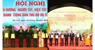 Điều kiện xét danh hiệu Công dân Thủ đô ưu tú năm 2024 như thế nào?