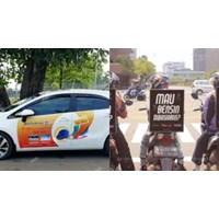 Quảng cáo những sản phẩm nào không được dán trên xe máy, ô tô?