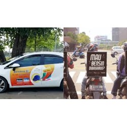 Quảng cáo những sản phẩm nào không được dán trên xe máy, ô tô?