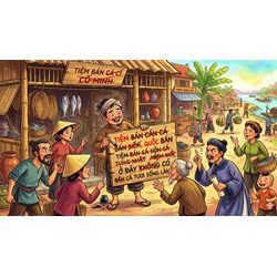 Phân tích truyện cười Treo biển chọn lọc hay nhất