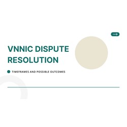 VNNIC Dispute Resolution: Timeframes and Possible Outcomes