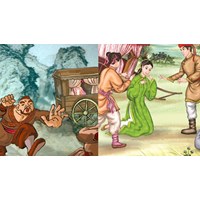 Đóng vai Kiều Nguyệt Nga kể lại Lục Vân Tiên cứu Kiều Nguyệt Nga