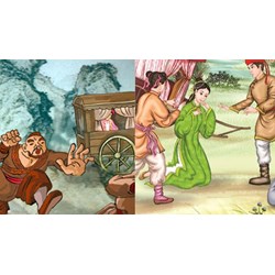 Đóng vai Kiều Nguyệt Nga kể lại Lục Vân Tiên cứu Kiều Nguyệt Nga