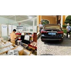 Có được đấu giá biển số xanh xe ô tô của cơ quan, tổ chức không?
