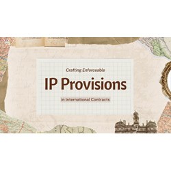 Crafting Enforceable IP Provisions in International Contracts