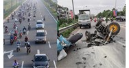 Mức phạt tiền khi lái xe ô tô dàn hàng ngang chèn ép xe khác