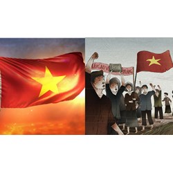 Hình ảnh ''lá cờ đỏ" hiện lên trong tâm trí của Tràng có ý nghĩa gì?